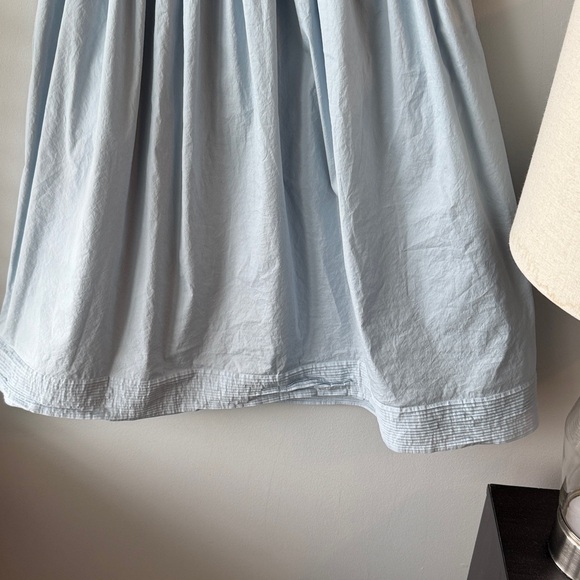 COS Light Blue Elastic Waist Midi Skirt - Picture 3 of 8